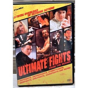 Ultimate Fights From The Movies DVD 2002 Fight Cards Fighter Profiles Commentary